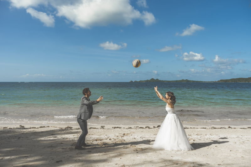 フォトウェディング×バレーボール