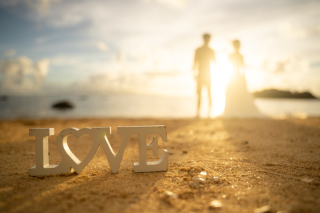 七夕のサンセットフォト