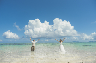 楽しい！チャペル、ビーチ、ウォーターイン撮影♪