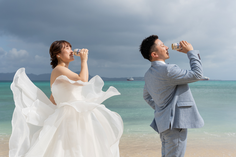 オリオンビールで！