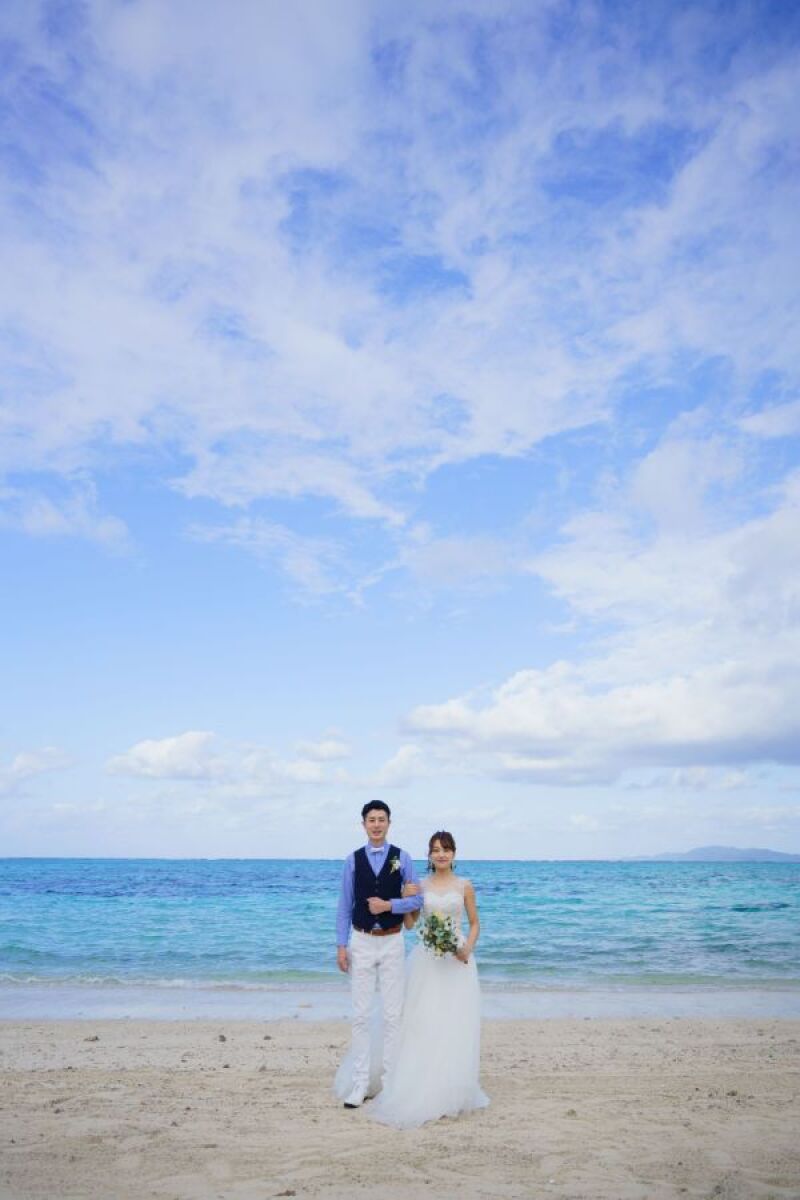 ビーチでふたり