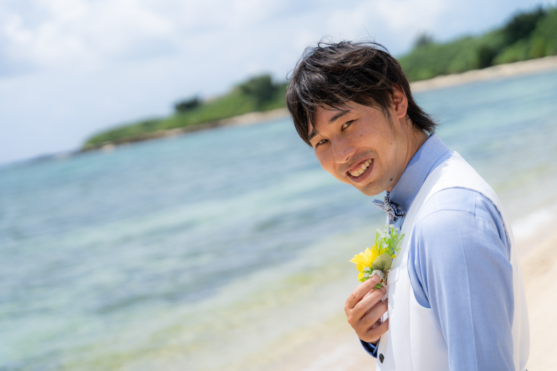 ご新郎様ソロショット
