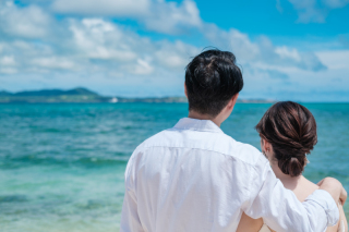 石垣ブルーを眺めて