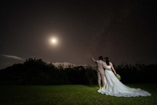 ビーチと星空で撮影！