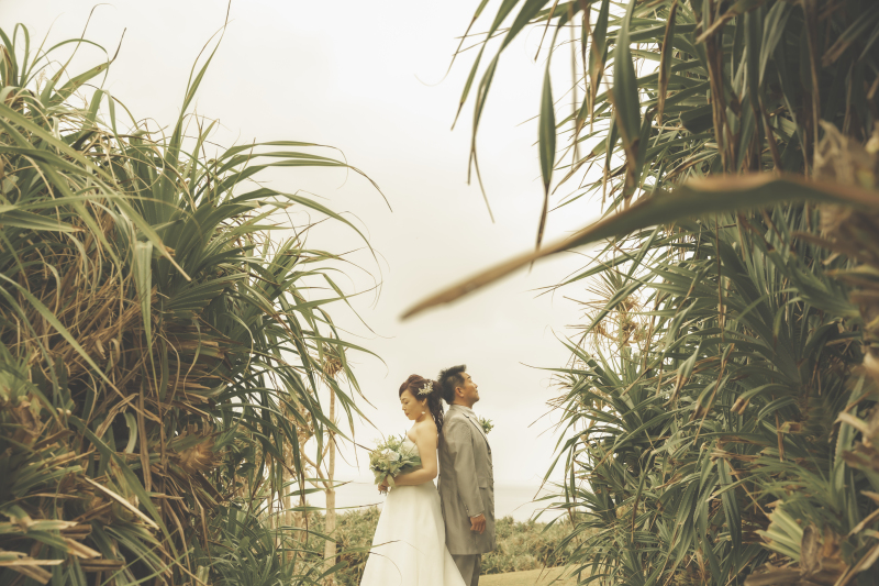 グリーンに囲まれて