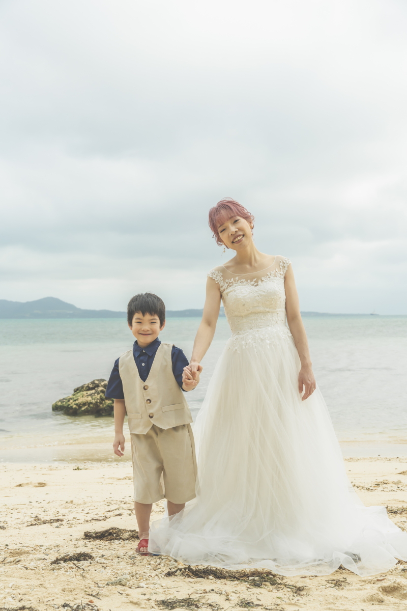 新婦様とお子様