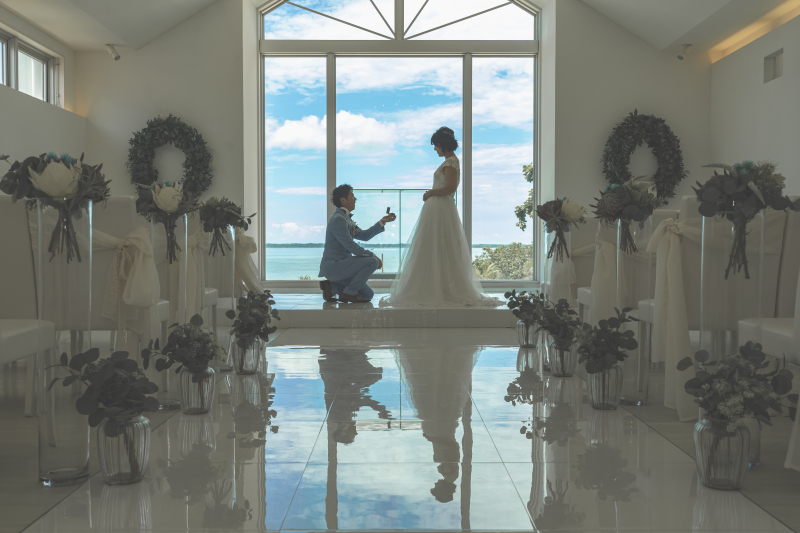 プロポーズシーンを再現