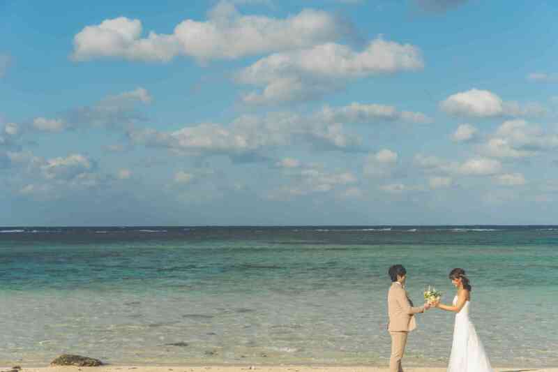 まずはビーチのお撮影からスタート