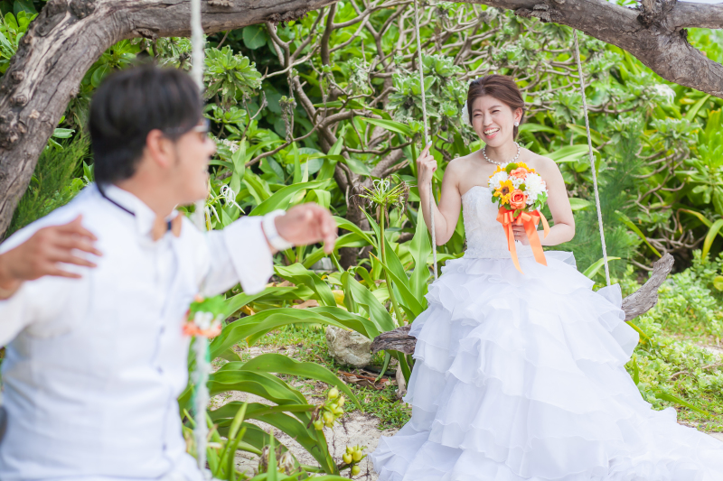 ブランコでリラックスモード