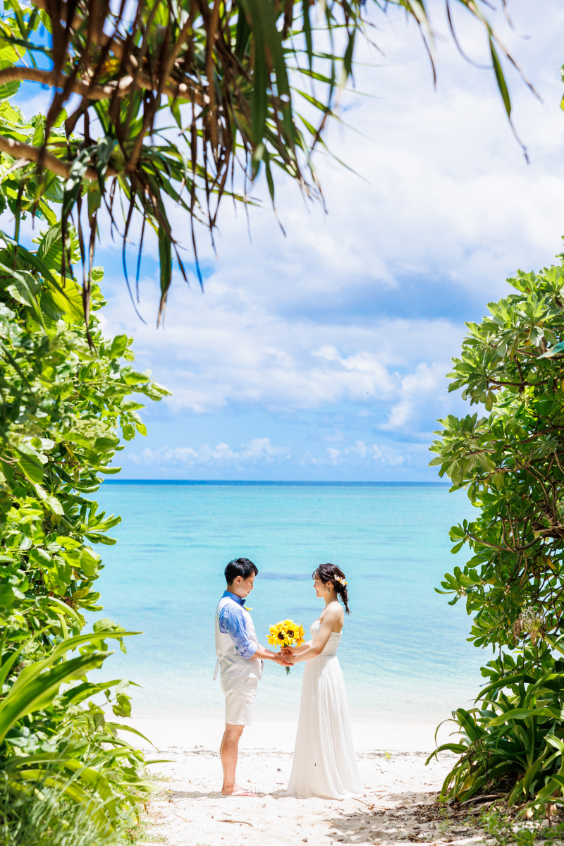 ビーチとグリーンで!
