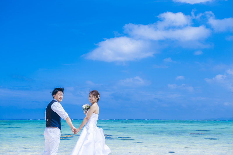 目の前に広がる海^^