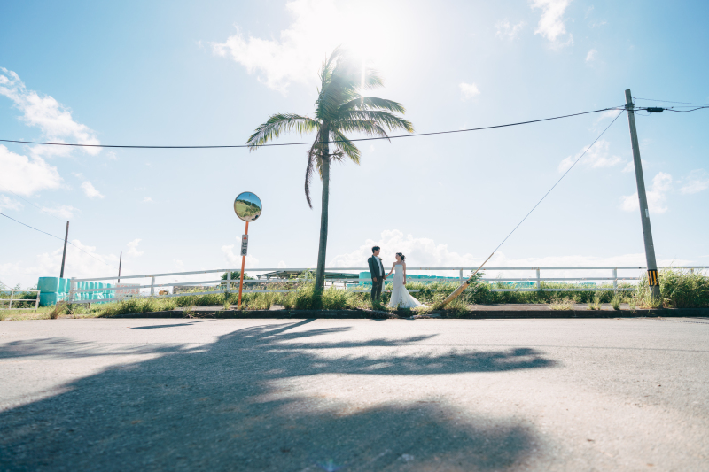南の島でウェディングフォト