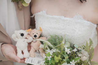 くまさんのぬいぐるみと♡