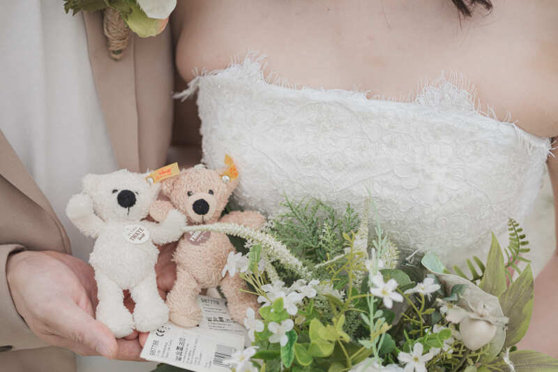 くまさんのぬいぐるみと♡