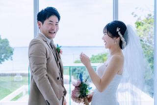 チャペルで楽しく撮影