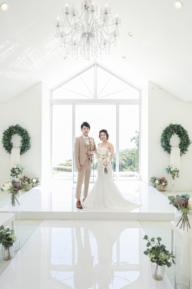 カメラ目線のおふたり