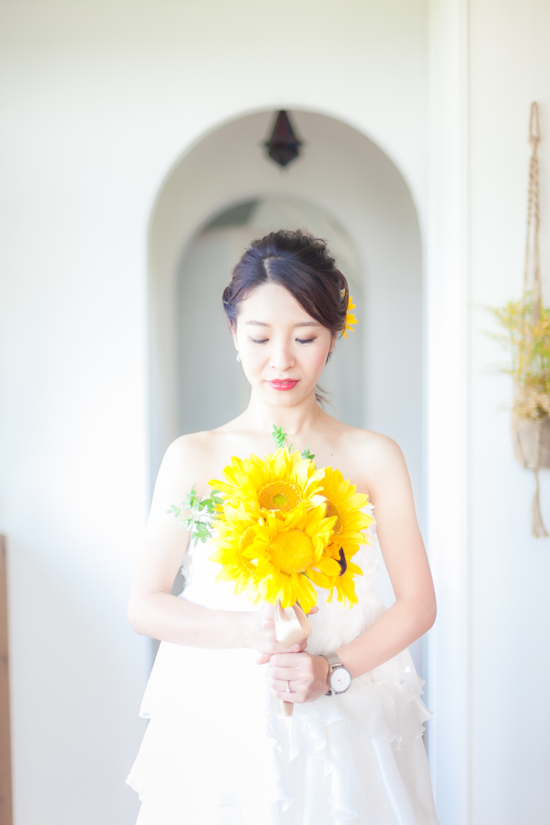 白を基調としたサロンで♪