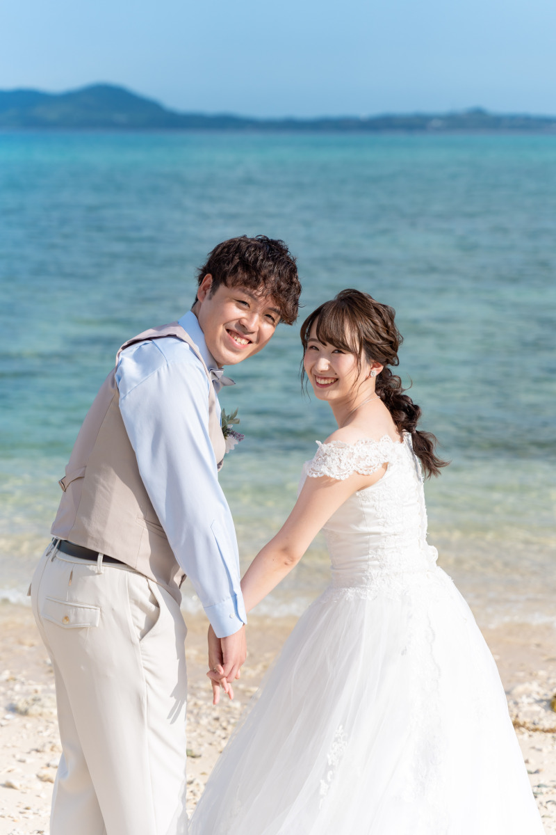 まずはビーチで！