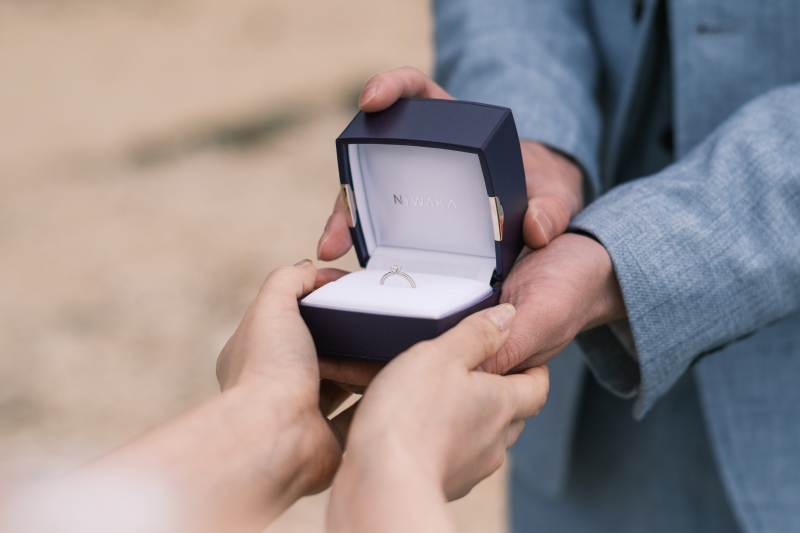 プロポーズシーンを再現