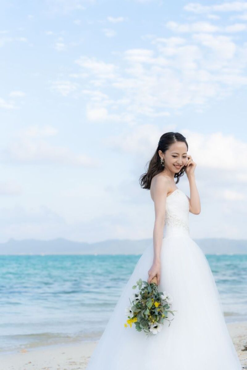 花嫁のソロショット