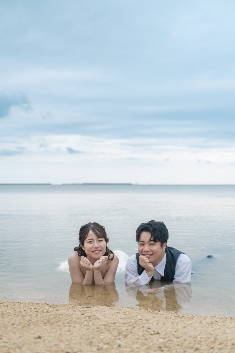 うつ伏せショット