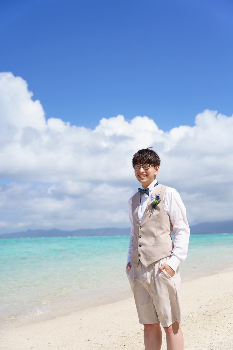 新郎さまも！