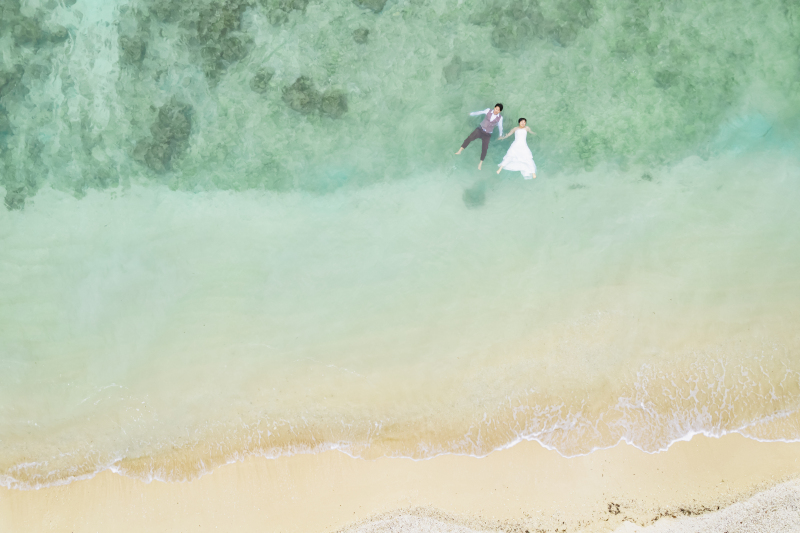 capryフォトウェディング石垣島（キャプリィフォトウェディング石垣島）_ドローン撮影できる