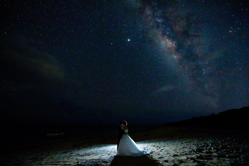 capryフォトウェディング石垣島（キャプリィフォトウェディング石垣島）_夜景で撮影できる