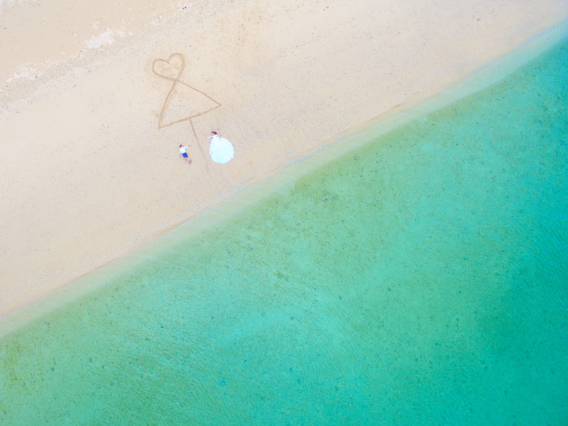 capryフォトウェディング石垣島（キャプリィフォトウェディング石垣島）_ドローン撮影できる