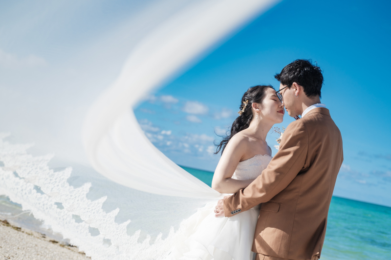 ◉結婚式のオープニングムービーに使える動画付◉【天然ビーチ撮影コミコミ100カット】全データ｜衣裳｜ヘアメイク付《追加料金不要》