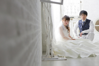 洋装　スタジオ撮影