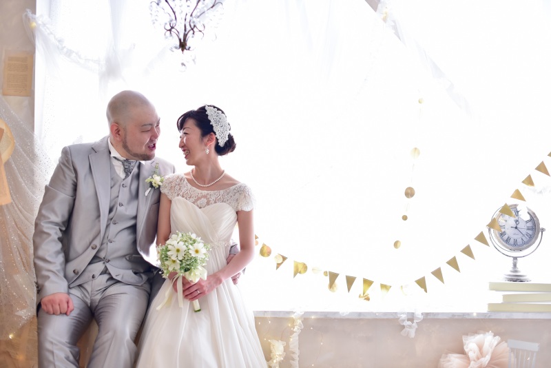 和洋装　スタジオ撮影