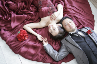 和洋装　スタジオ撮影