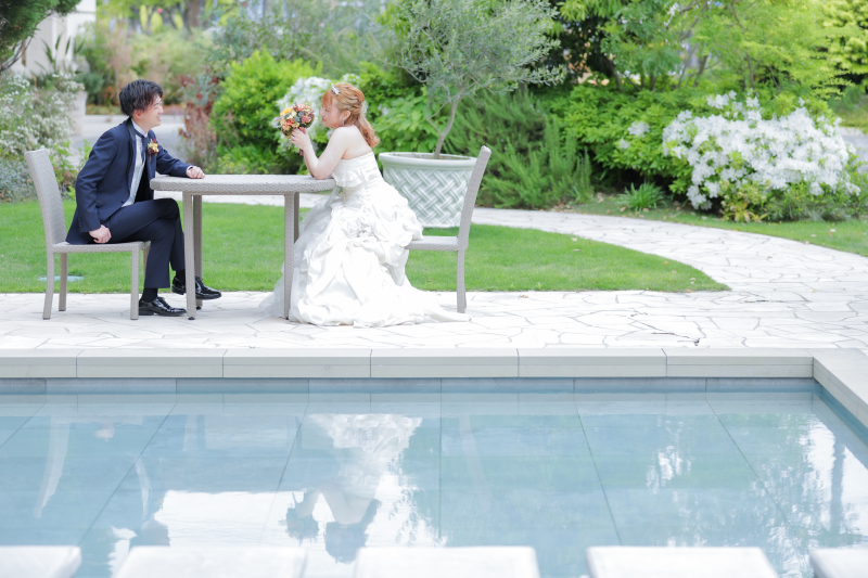 新緑あふれるガーデン