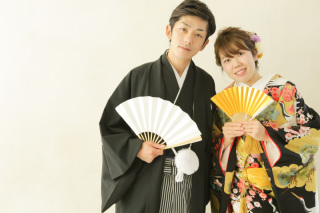 和洋装　スタジオ撮影