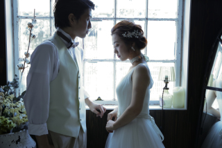 洋装　スタジオ撮影