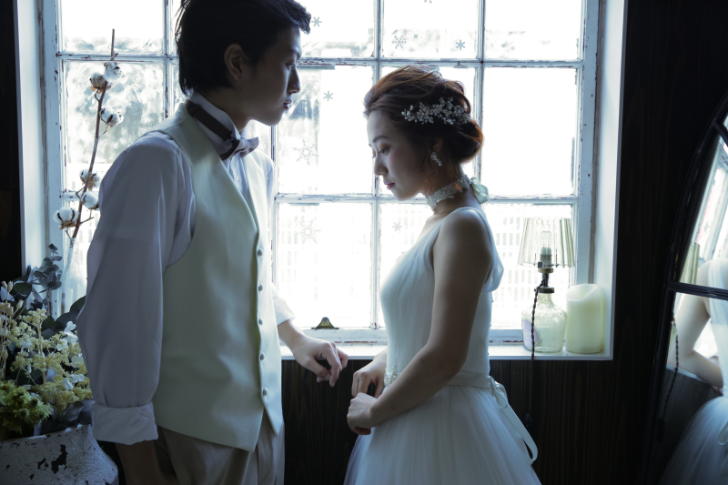 洋装　スタジオ撮影