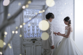 和洋装　スタジオ撮影