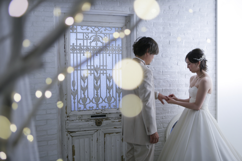 和洋装　スタジオ撮影