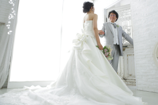 和洋装　スタジオ撮影