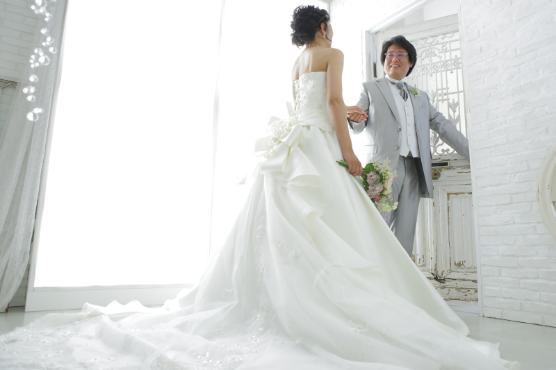 和洋装　スタジオ撮影