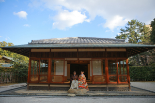 和装　晴天のロケーション撮影