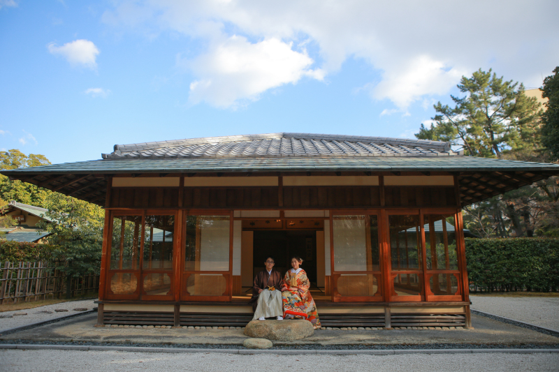 和装　晴天のロケーション撮影