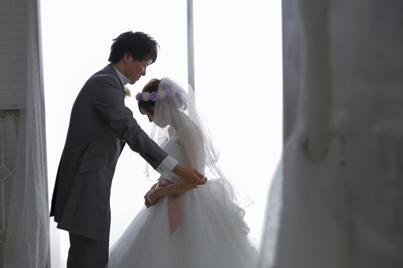 洋装　スタジオ撮影