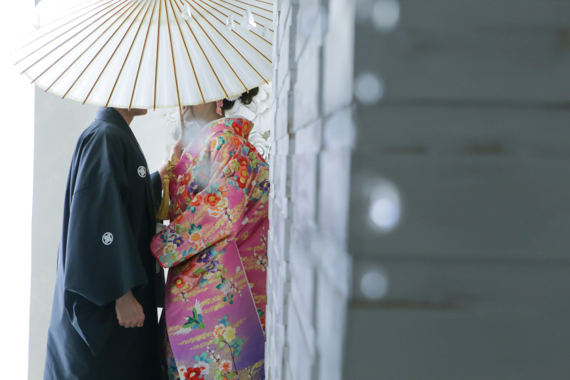 和洋装　スタジオ撮影