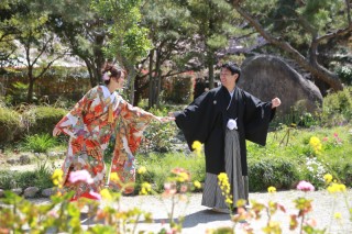 和装　春のロケーション