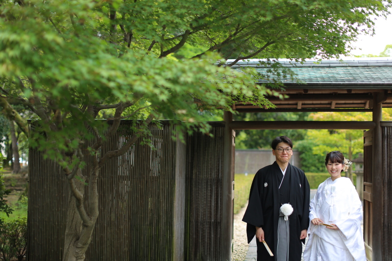 泗翠庵　新緑のロケーション