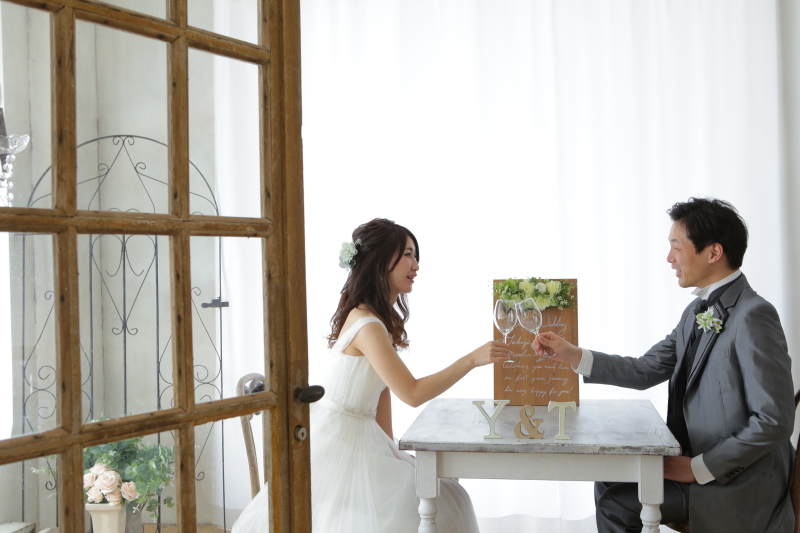 和洋装　スタジオ撮影