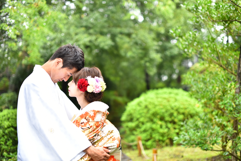 六華苑　新緑のロケーション