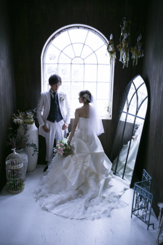 和洋装　スタジオ撮影